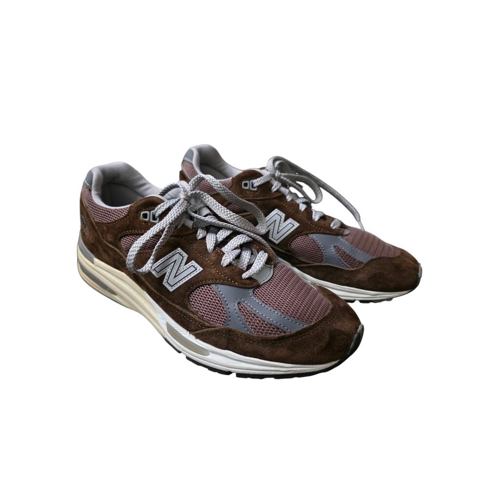 New Balance 991 V2 Made In England Pinecone Brown Sneakers Size US 7.5 EUR 40.5